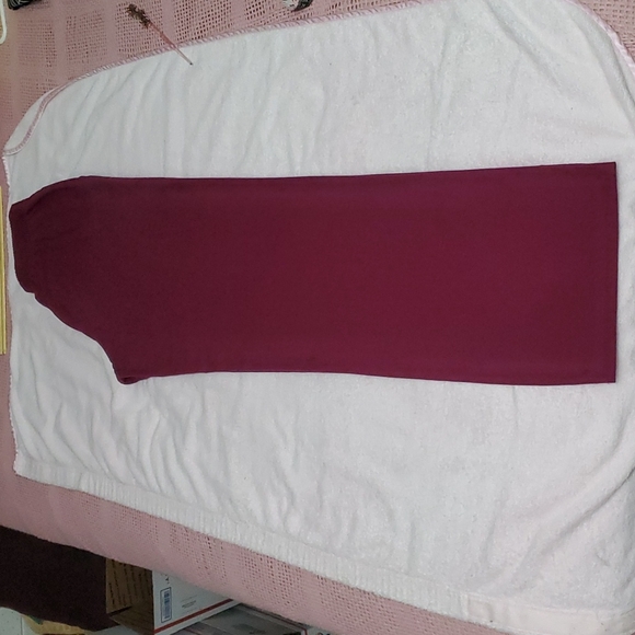 LYDIA'S SELECT Women's Maroon 3-Pocket Scrub Pants-Elastic Waist-EUC-Sz S - Picture 6 of 9